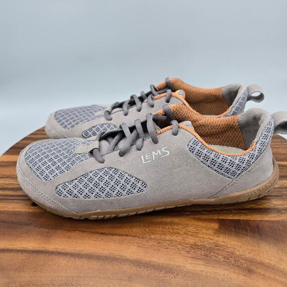Lems Primal 2 Shoes Mens 8.5 41 Gray Mesh Barefoot Minimalist Running Sneakers main image 6